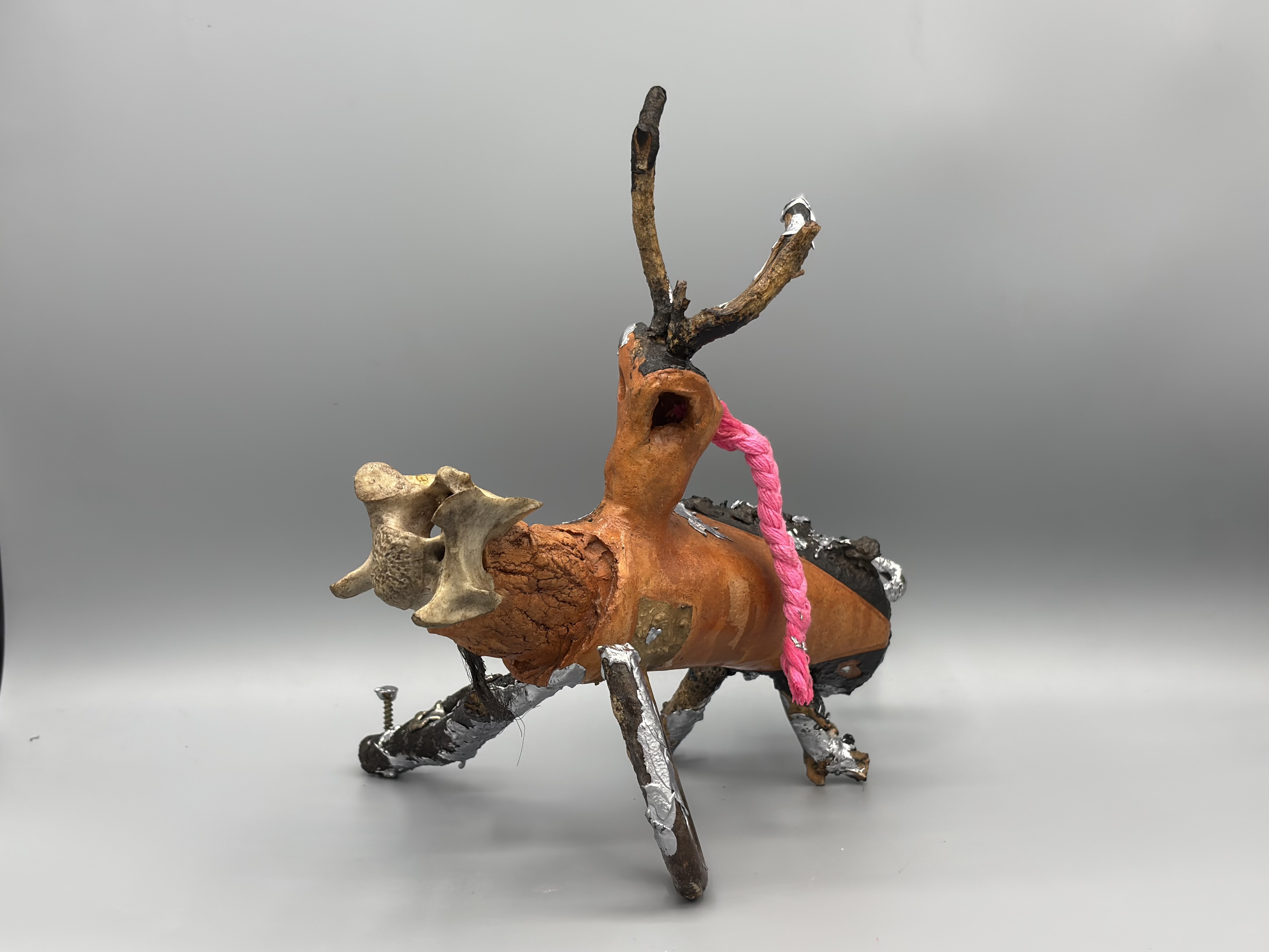 Mojahid Musa, found object, clay sculptures,dhaka art summit